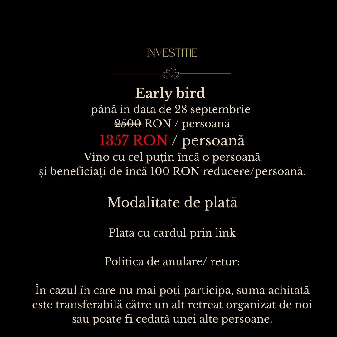 Retreat: Remember Who You Are - Bilet/persoană - imagine 9